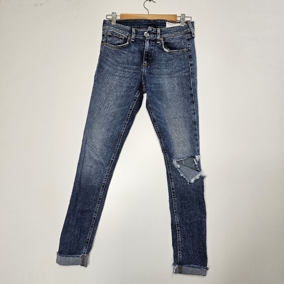 RAG & Bone Women's Cate Mid-Rise Skinny Jeans sz 27 - Picture 3 of 16